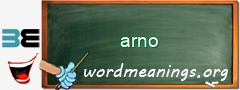 WordMeaning blackboard for arno